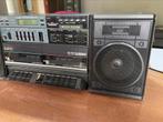 SANYO vintage hifi-systeem met radiocassette, Audio, Tv en Foto
