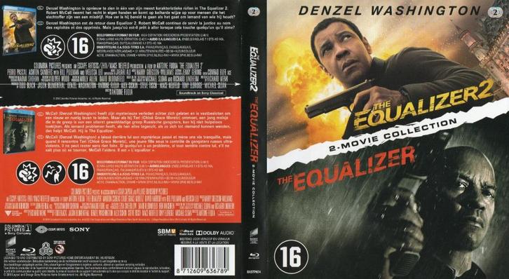 the equalizer 1 & 2 (2 blu-ray) nieuw, Cd's en Dvd's, Blu-ray, Zo goed als nieuw, Actie, Ophalen of Verzenden