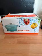 Gietijzeren kookpot 4liter, Huis en Inrichting, Keuken | Potten en Pannen, Gietijzer, Nieuw, Keramische plaat, Ophalen