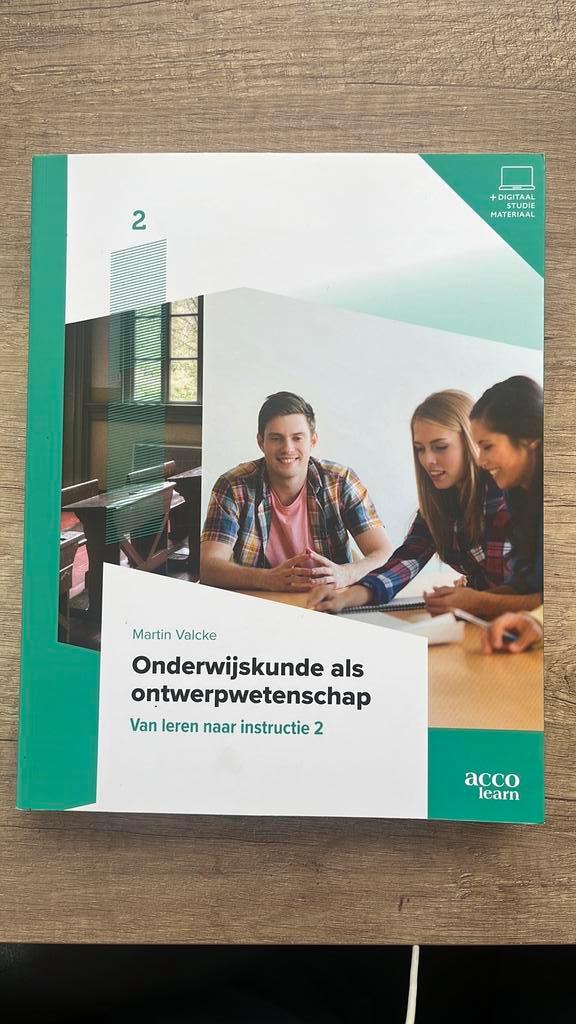 Martin Valcke - Deel 2 Onderwijskunde als ontwerpwetenschap, Boeken, Wetenschap, Nieuw, Overige wetenschappen, Ophalen of Verzenden