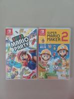 Super Mario Party & Super Mario Maker 2 (Switch), Games en Spelcomputers, Games | Nintendo Switch, Ophalen of Verzenden, Zo goed als nieuw