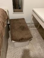 Teddyzitzak + taupe vloerkleed, Ophalen, Gebruikt, Teddy, Stof