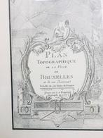 Carte topographique encadrée ville de Bruxelles - Dupuis, Livres, Atlas & Cartes géographiques, Enlèvement, Belgique, Dupuis