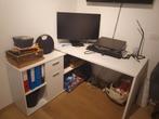 Witte bureau Ikea, Ophalen, Zo goed als nieuw, Bureau