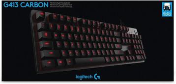 Logitech G413 CARBON QWERTY, Informatique & Logiciels, Neuf, Enlèvement ou Envoi, Logitech, Clavier gamer