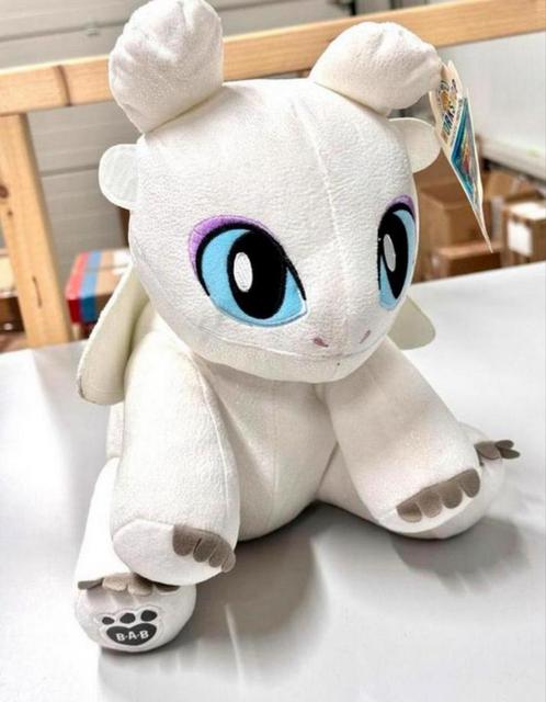 How To Train Your Dragon Build A Bear Light Fury BAB 35cm, Verzamelen, Poppetjes en Figuurtjes, Nieuw, Ophalen of Verzenden