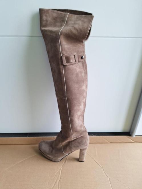 Cuissardes, Vêtements | Femmes, Chaussures, Comme neuf, Bottes hautes, Beige, Enlèvement ou Envoi