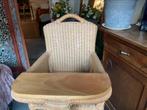 Chaise haute grand modèle jonc et rotin, pieds bambou, Ophalen, Gebruikt