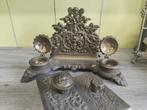 Porte-document et encrier en laiton, Antiquités & Art, Antiquités | Bronze & Cuivre, Enlèvement ou Envoi