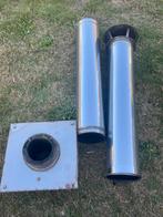 Buizen kachel inox, Ophalen, Gebruikt, Inox, Rechte buis
