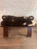 Vintage kamelen kruk/ voetenbank, Huis en Inrichting, Ophalen, Minder dan 50 cm, Gebruikt, Hout