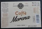 Bieretiket Caffé Morena Brouwerij Tartaruga 8o7, Gebruikt, Ophalen of Verzenden