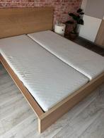 Malm bed 160x200 Ikea, Huis en Inrichting, Slaapkamer | Bedden, Ophalen, Gebruikt, Overige kleuren, Tweepersoons