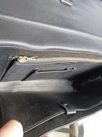 DELVAUX Vintage zwarte tas met logo, Verzenden, Zwart