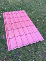 5 Nieuwe metalen dakplaten 1.10 x 2.00 Meter, Doe-het-zelf en Bouw, Ophalen, Nieuw, IJzer