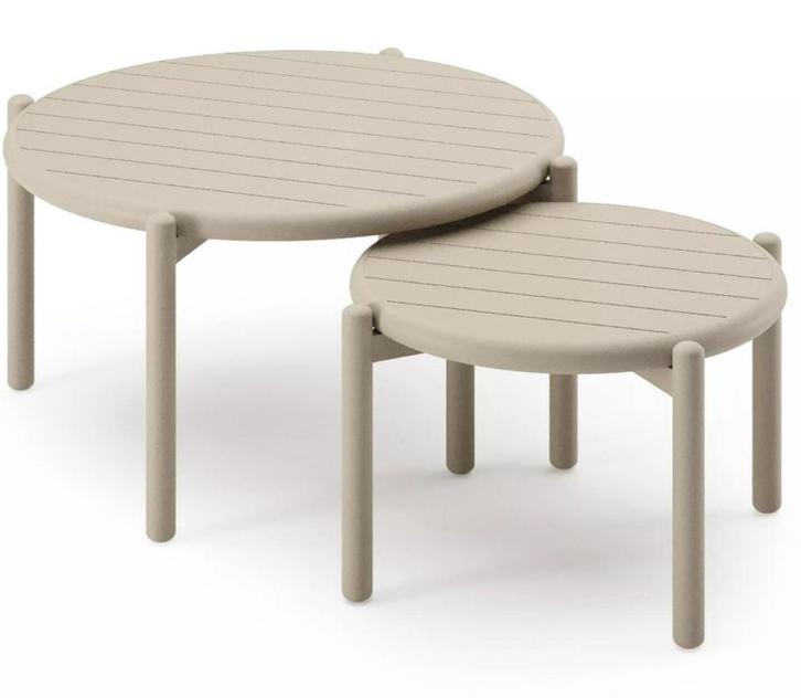 Nieuwe set loungetafels merk VINCI, Tuin en Terras, Tuinsets en Loungesets, Zo goed als nieuw, Aluminium, Ophalen