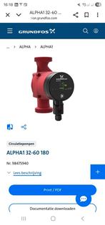 2x Grundfos Alpha1 32-60 180, Ophalen, Gebruikt