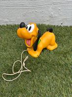 Vintage trekspeelgoed Pluto van Walt Disney, Ophalen of Verzenden, Goofy of Pluto, Gebruikt, Beeldje of Figuurtje