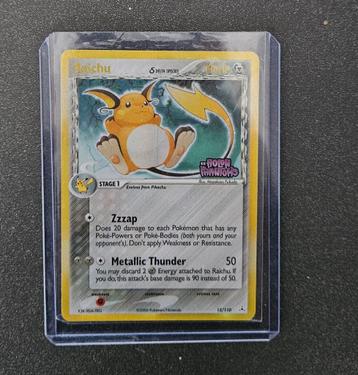 Pokémon Raichu EX Holon Phantoms beschikbaar voor biedingen
