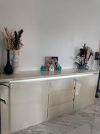 Witte dressoir met 3 spiegels, Ophalen, Zo goed als nieuw