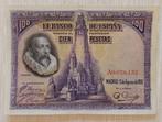 Spain 1928 - 100 Pesetas - ‘Cervantes’ - No A0,028,152, Envoi, Billets en vrac, Autres pays