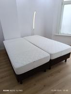 Boxspring 180x200 160€ Gratis Levering tot 50km, Huis en Inrichting, Slaapkamer | Boxsprings, Ophalen, Gebruikt, Bruin, Tweepersoons
