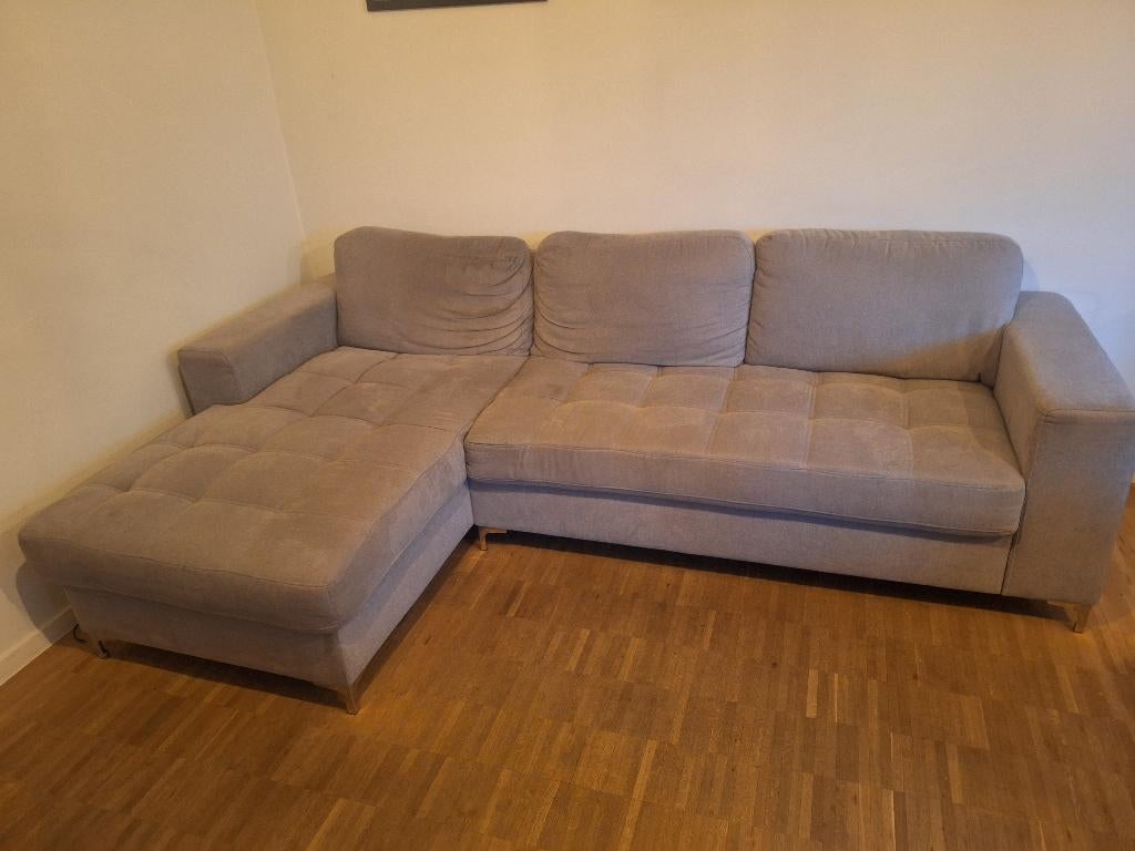 Hoekzetel, Huis en Inrichting, Zetels | Complete zithoeken, Zo goed als nieuw, Stof, Ophalen