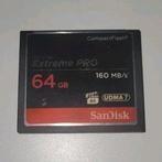 Compact Flash 64 Go - SanDisk Extreme Pro, Enlèvement ou Envoi, Comme neuf, 64 GB