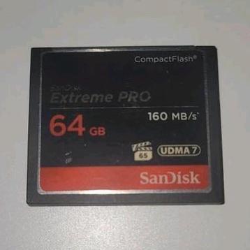 Compact Flash 64 Go - SanDisk Extreme Pro