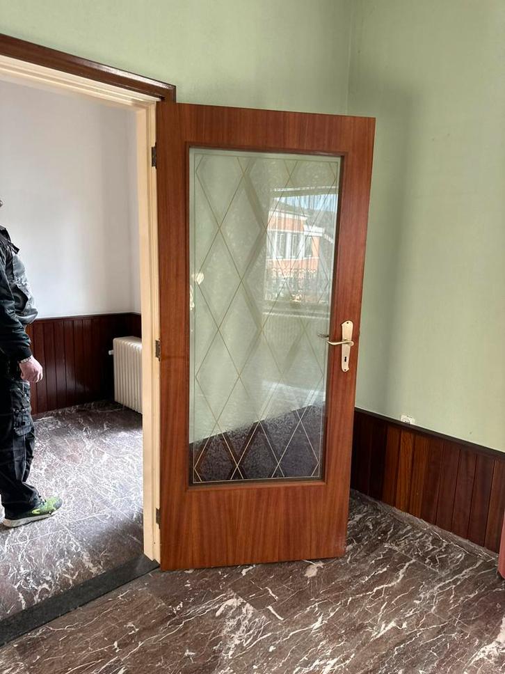 Binnendeuren, Doe-het-zelf en Bouw, Deuren en Vliegenramen, Glas, Ophalen