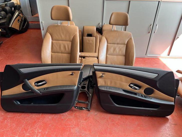 Caramel lederen interieur BMW 5-serie E61 LCI Break 2008 200, Auto-onderdelen, Interieur en Bekleding, BMW, Ophalen of Verzenden