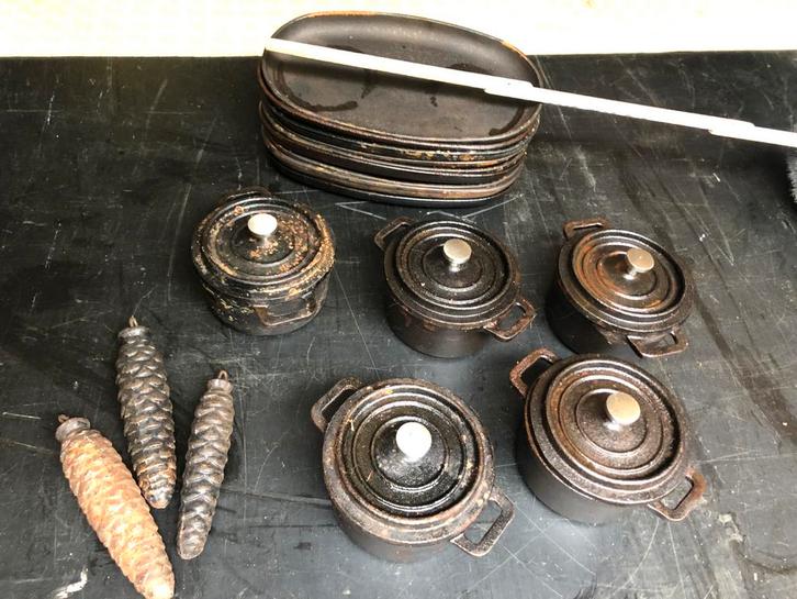 Gietijzer voorwerpen, Antiek en Kunst, Kunst | Beelden en Houtsnijwerken, Ophalen of Verzenden