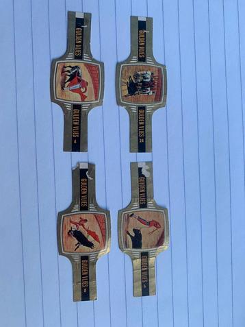 4 magnifiques bracelets à cigares G, Enlèvement ou Envoi