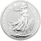 2021 Britannia één ounce zilveren munt De Koninklijke Munt, Zilver, Ophalen of Verzenden, Losse munt, Overige landen