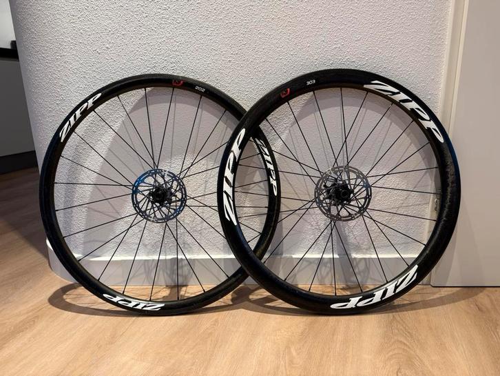 Zipp Firecrest 202/303 Disc tubular wielset, Fietsen en Brommers, Fietsonderdelen, Zo goed als nieuw, Ophalen
