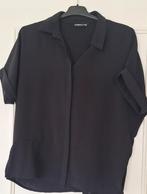 BLOUSE met korte MOUWEN, Maat 38/40 (M), LC WAIKIKI, Zwart, Ophalen of Verzenden