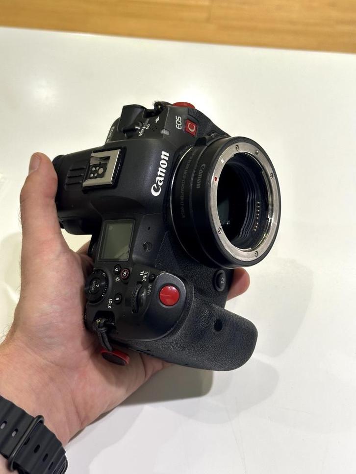 Canon R5C, Audio, Tv en Foto, Fotocamera's Digitaal, Gebruikt, Spiegelreflex, Canon, Geen optische zoom, Ophalen