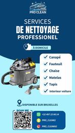 Service de nettoyage & location de shampouineuse, Doe-het-zelf en Bouw, Reinigingsmachines, Ophalen of Verzenden, Zo goed als nieuw