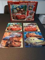 4 puzzles cars, Enlèvement ou Envoi, 10 à 50 pièces, Utilisé