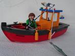 Playmobil vissersboot, Ophalen of Verzenden, Zo goed als nieuw, Complete set