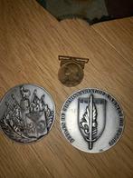 set medaille/platen, Verzamelen, Militaria | Algemeen, Landmacht, Lintje, Medaille of Wings