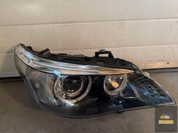 VOORLICHT RECHTS BMW E60 E61 BI XENON 03R-, Auto-onderdelen, Verlichting, BMW, Gebruikt