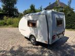 Unieke teardrop Camptrailer, Caravans en Kamperen, Caravans, Overige merken, Vast bed, Tot en met 2, Disselslot