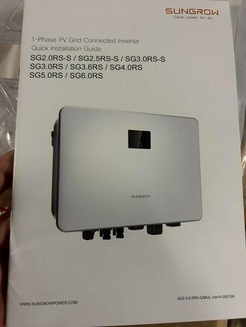Omvormer sungrow sg5.0rs beschikbaar voor biedingen