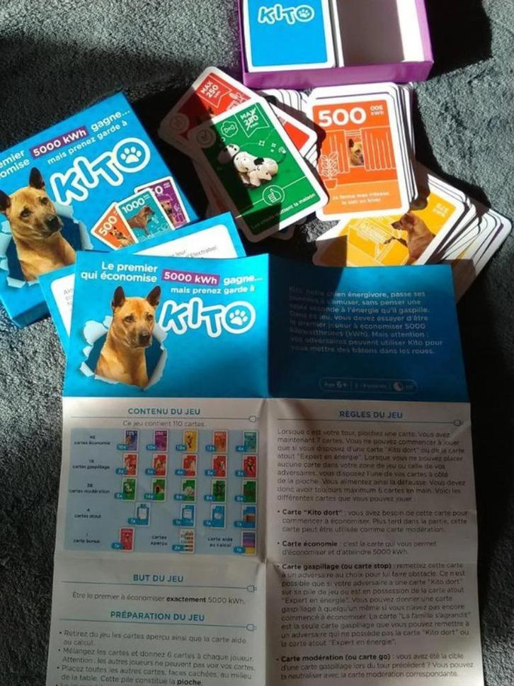 Kito Electrabel kaartspel NIEUW!, Hobby en Vrije tijd, Gezelschapsspellen | Kaartspellen, Nieuw, Een of twee spelers, Drie of vier spelers