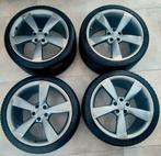 ORIGINEEL 20 INCH AUDI ROTOR VELGEN MET GOEIE WINTERBANDEN, Ophalen, 20 inch, Winterbanden, Banden en Velgen
