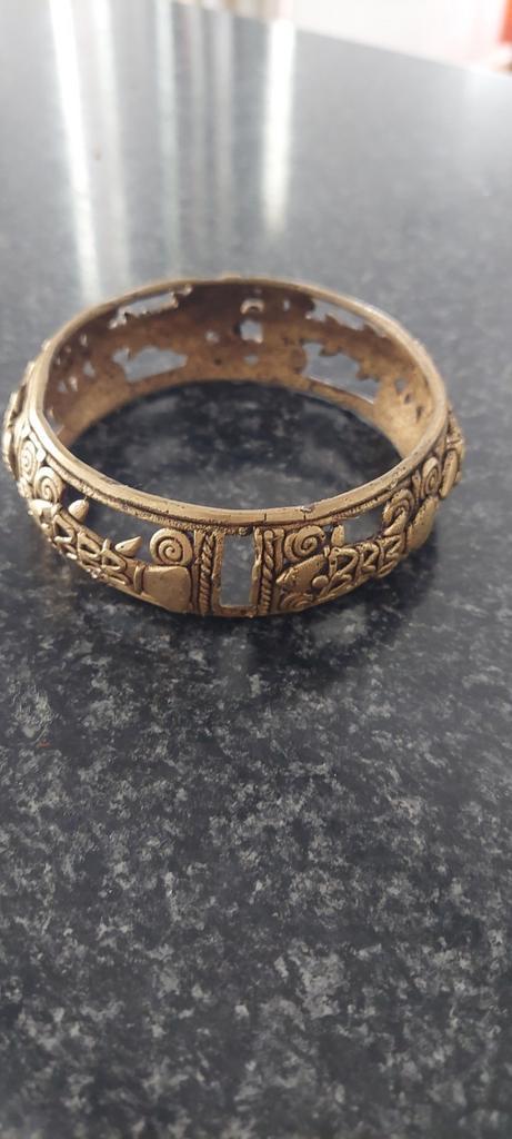 Armband Tribal Art uit Bastar Orissa ( India), Antiek en Kunst, Antiek | Brons en Koper, Ophalen