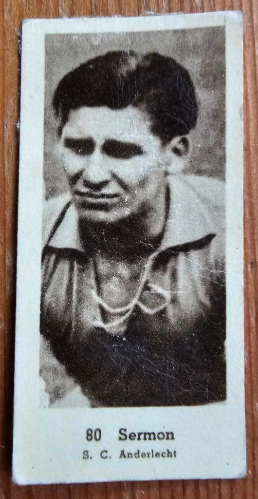 1940s (pre panini) nr 80 François Sermon SC Anderlecht!, Hobby en Vrije tijd, Stickers en Plaatjes, Gebruikt, Plaatje, Ophalen of Verzenden