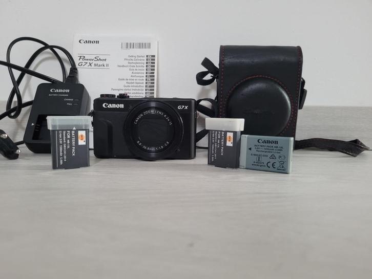 Canon G7 Mark II, Audio, Tv en Foto, Fotocamera's Digitaal, Zo goed als nieuw, Compact, Canon, 4 t/m 7 keer, Ophalen