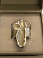 Unieke, handgemaakte zilveren ring met zilverstempel, Argent, Femme, Enlèvement ou Envoi, Argent